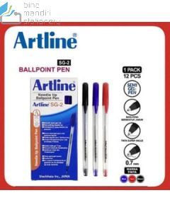 Gambar Artline SG-2 Ballpoint Pen Pulpen 0.7 mm Pulpen Fine Point Bullet Tip merek Artline