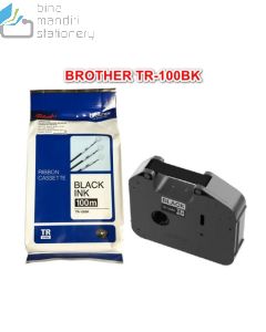 Contoh perlengkapan Kantor Brother TR-100BK Ink Ribbon for PT-E800 series P-touch Tape dan gambarnya