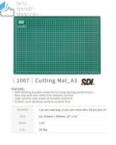 sample Image perlengkapan Tatakan Alas Potong Cutter SDI 1007 Cutting Mat (A3 / 18" x 12")