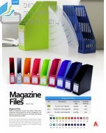 Foto Boxfile kotak berkas Bantex 4011-01 Magazine File F4 10 cm Blue merek Bantex