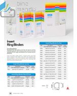 Foto Bantex 8553 Insert Ring Binder 5225 FC 2D-52mm White Map berkas arsip merek Bantex