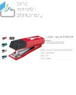 sample Image stationery Alat Jepret Kertas SDI 1104 Stapler No.10